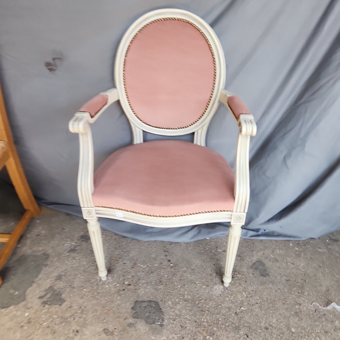 LOUIS XVI PAINTED ARM CHAIR