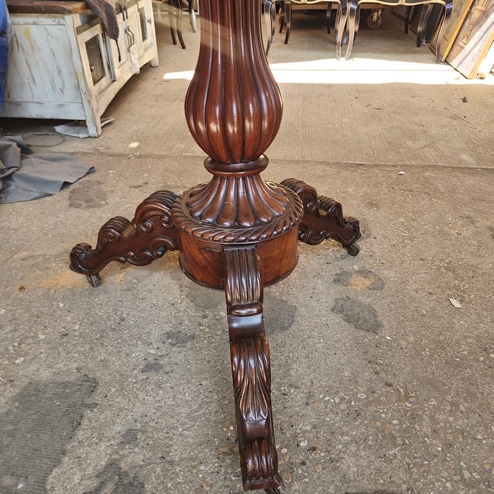 LOUIS PHILIPPE MARBLE TOP CENTER TABLE? DESCRIPTION