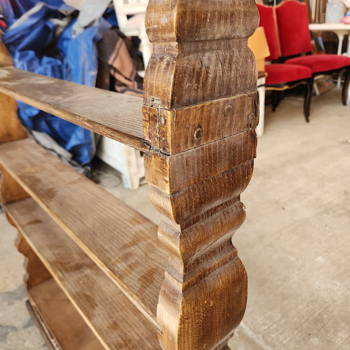 EARLY TALL SHALLOW WALL SHELF