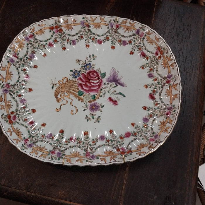 DECORATIVE IRONSTONE PLATE