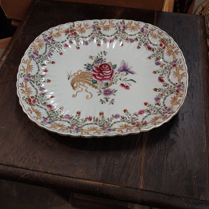 DECORATIVE IRONSTONE PLATE