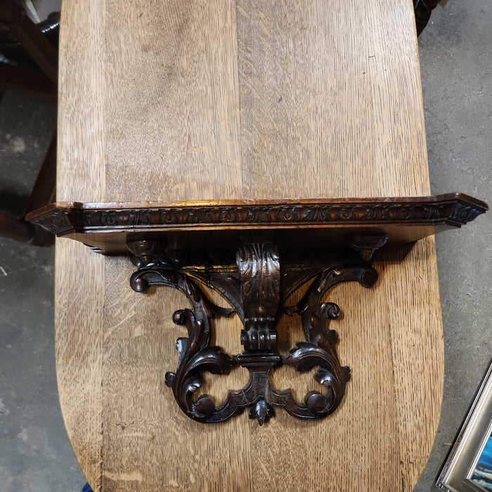 FRENCH WALNUT WALL SHELF