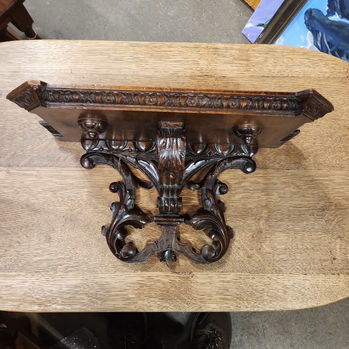 FRENCH WALNUT WALL SHELF