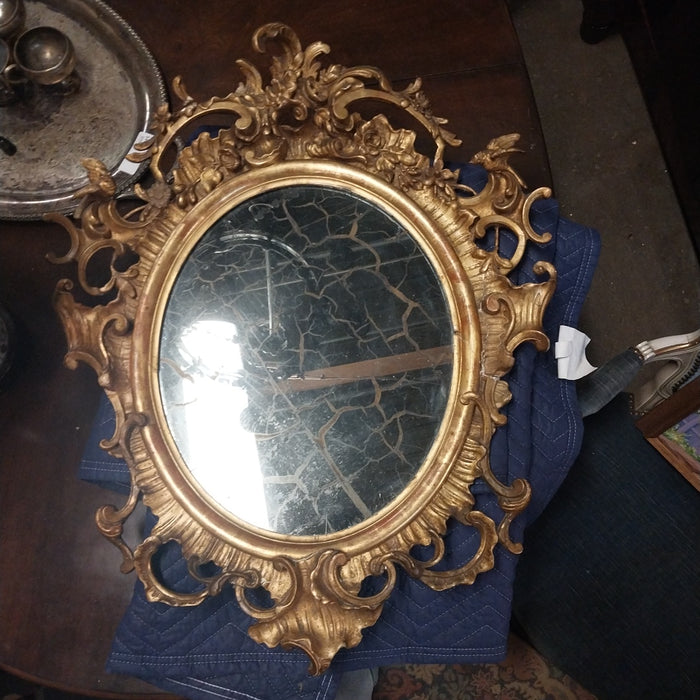 ROCOCO GILT FRAMED MIRROR