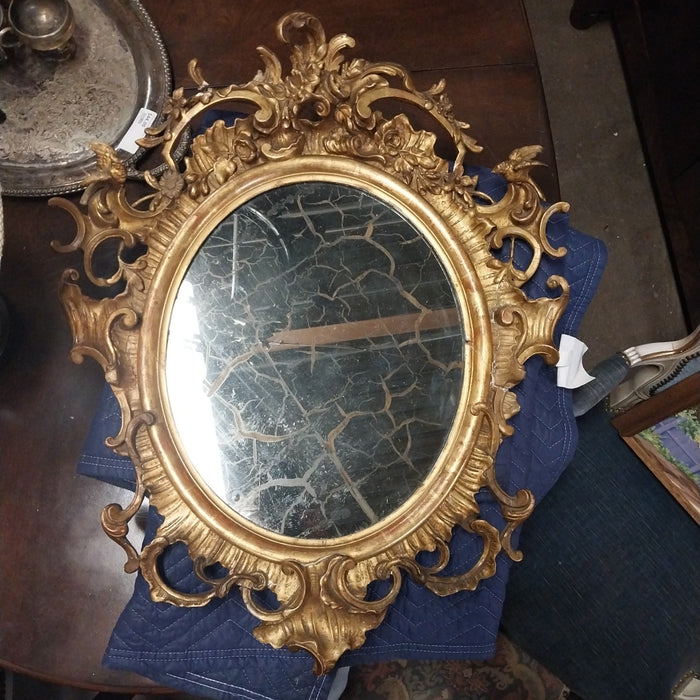 ROCOCO GILT FRAMED MIRROR