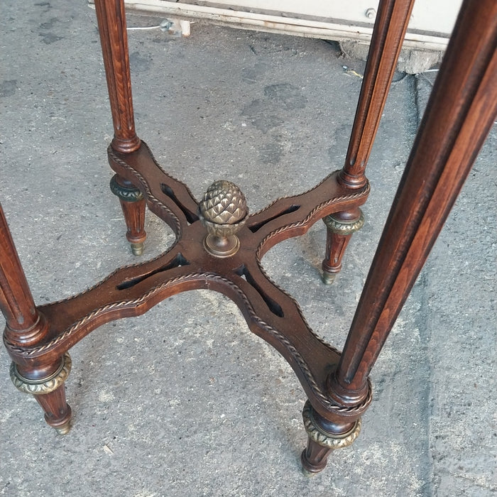 LOUIS XVI SIDE TABLE WITH ORMOLU- RESTORED-SEE MEMO