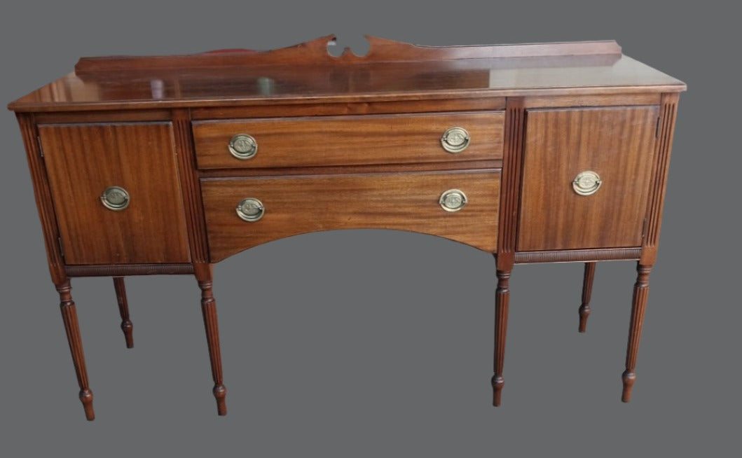 AMERICAN FEDERAL STYLE MAHOGANY SIDEBOARD BY BAKER