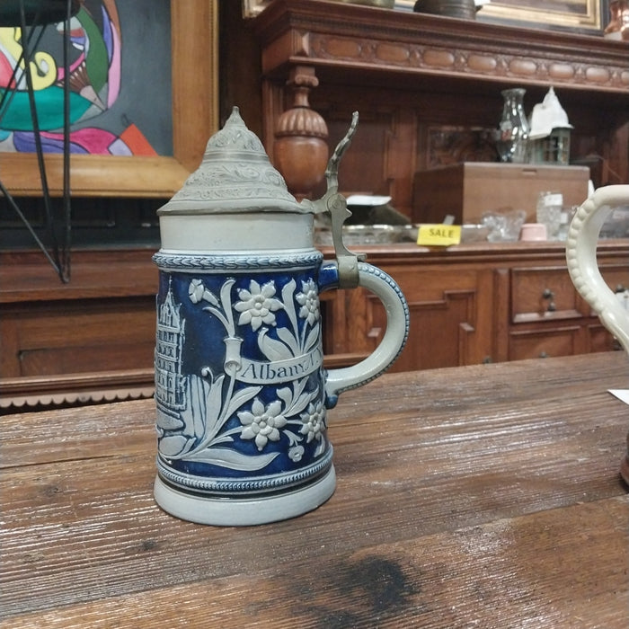 SALT GLAZE STEIN ALBANY NEW YORK