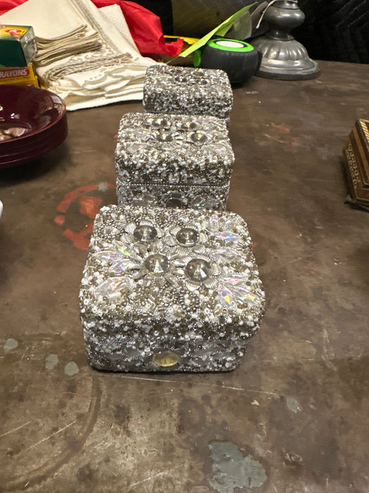 SET OF 3 BAUBLES BOXES