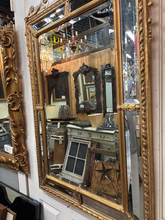 MIRROR WITH MULTI BEVELS - AS FOUND
