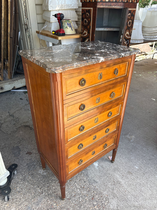 LOUIS XVI 5 DRAWER CHEST