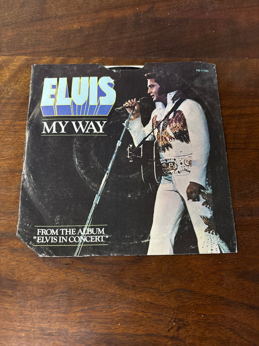 ELVIS “MY WAY” 45S RECORD