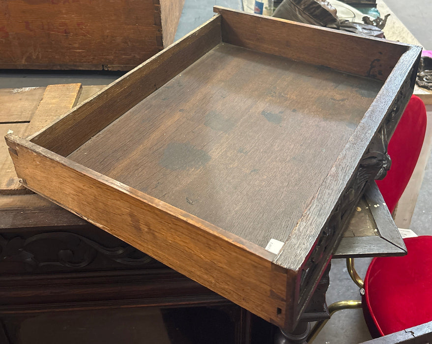 CARVED FACE DRAWER 1 OF 2