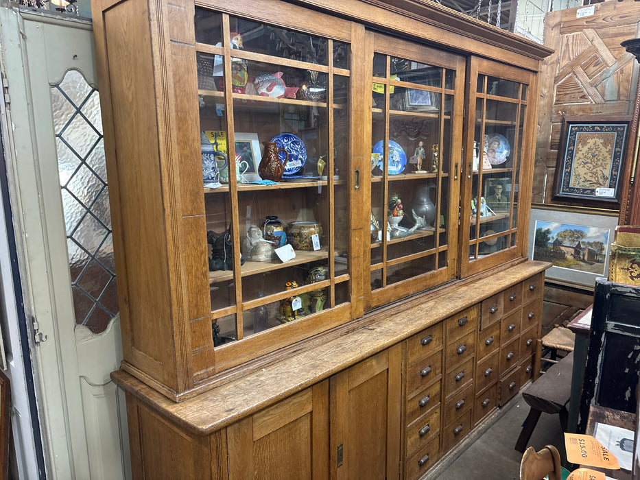 OAK APOTHECARY CABINET