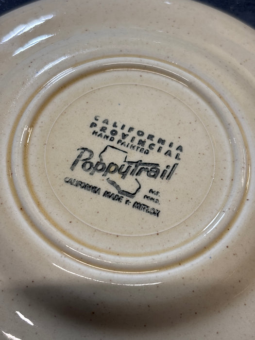 CALIFORNIA POTTERY ROOSTER PLATE BY POPPYTRAIL 1 OF 2