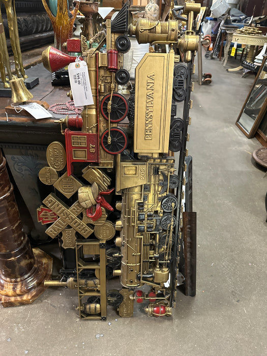 PLASTIQUE RAIL ROAD PENNSYLVANIA WALL HANGING