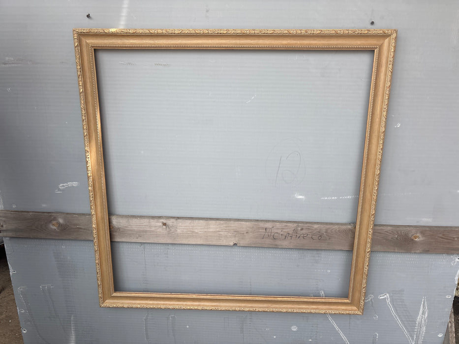 LARGE THIN WASHED GILT FRAME