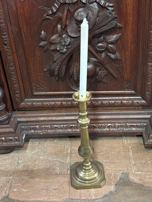 LARGE BRASS CANDLE STICK
