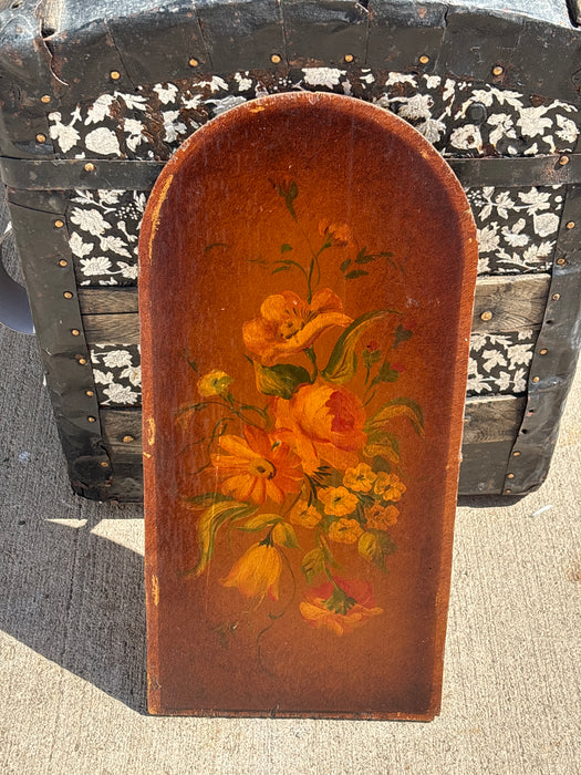 SMALL PAINTED FLORAL PANEL