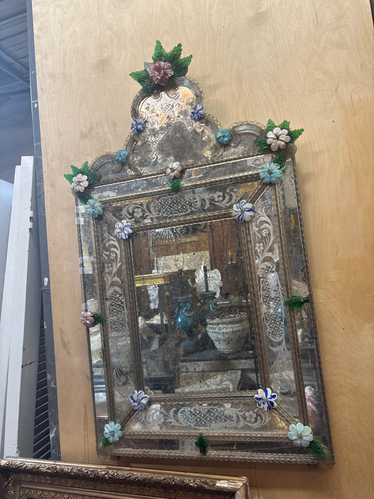ANTIQUE VENETIAN MIRROR AS FOUND-SEE MEMO