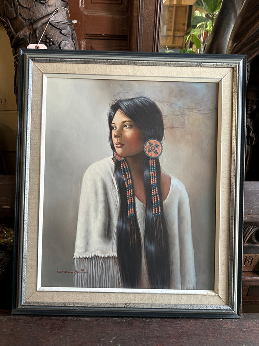 BEAUTIFUL INDIAN MAIDEN BY CJ ROMAN