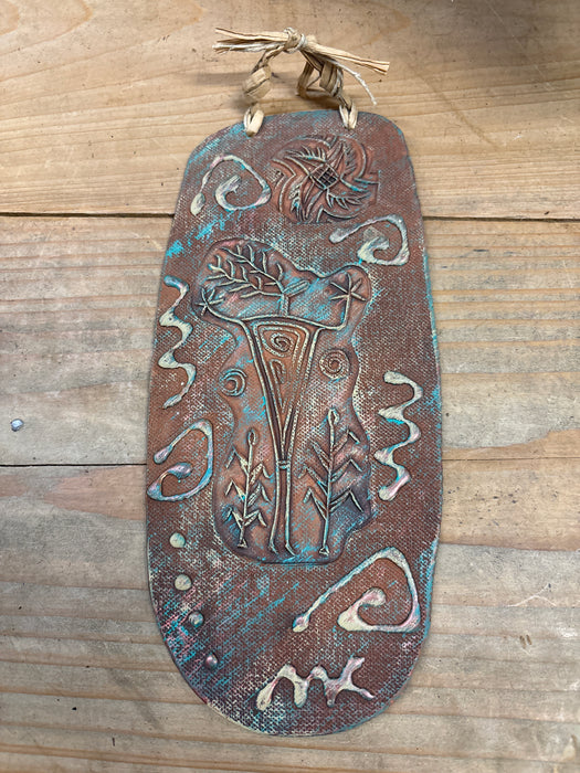 SMALL TERRA COTTA PLAQUE