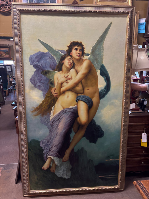 HUGE UNFRAMED GICLEE OF ANGEL- SIGNED