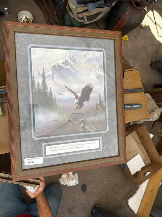 FRAMED EAGLE PRINT