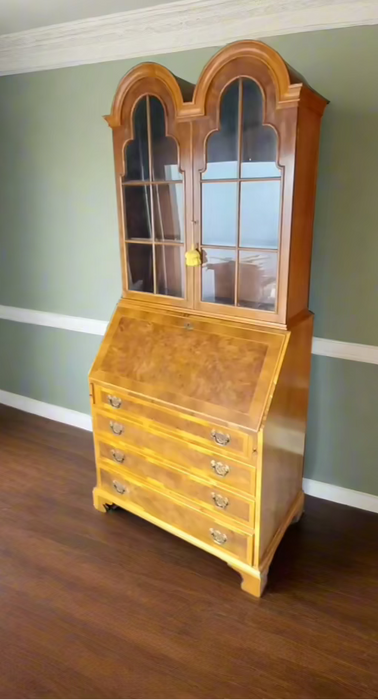 GEORGIAN STYLE BOOKCASE SECRETARY AS FOUND