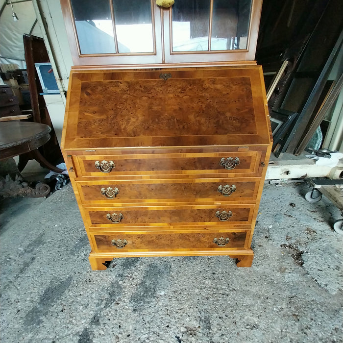 GEORGIAN STYLE BOOKCASE SECRETARY AS FOUND