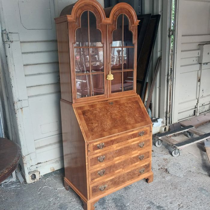 GEORGIAN STYLE BOOKCASE SECRETARY AS FOUND