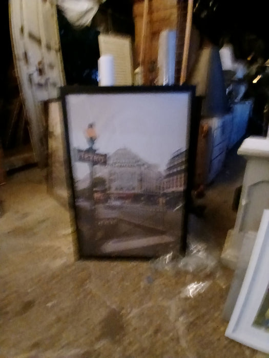 FRAMED POSTER OF GALLERIES LAFAYETTE