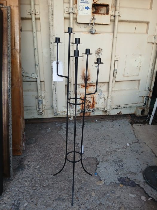 WROUGHT IRON CANDLE HOLDER