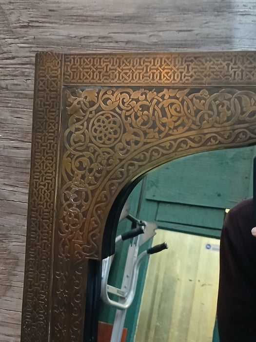 BRASS ARABIC MIRROR