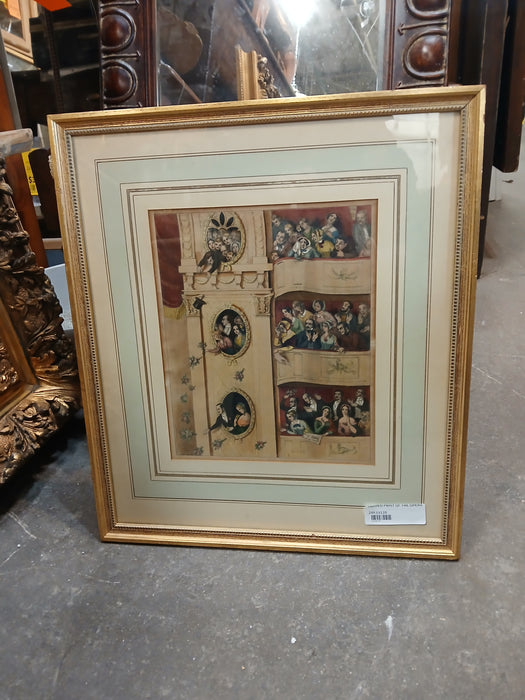 FRAMED PRINT OF THE OPERA