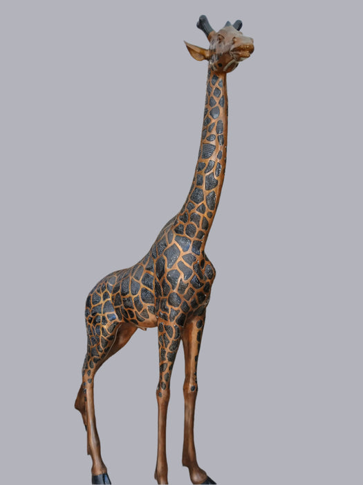 LARGE BRONZE GIRAFFE