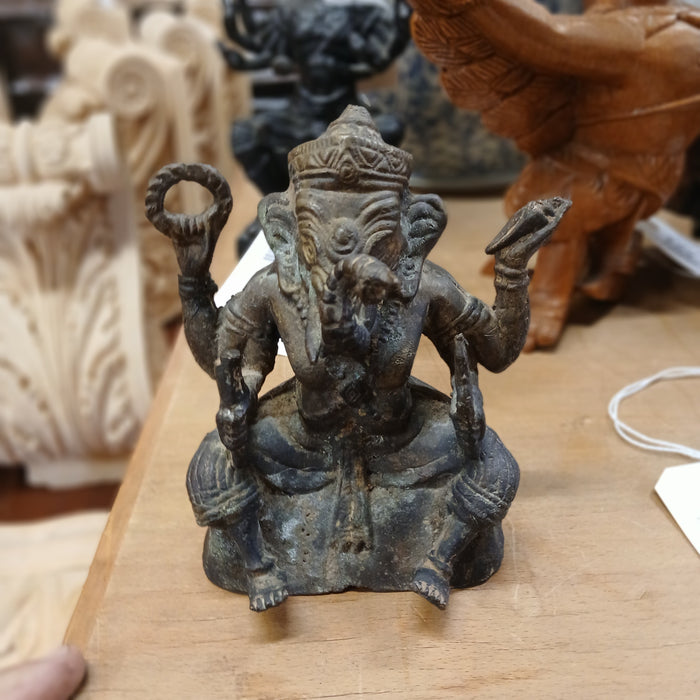 BRONZE GANESH FIGURE