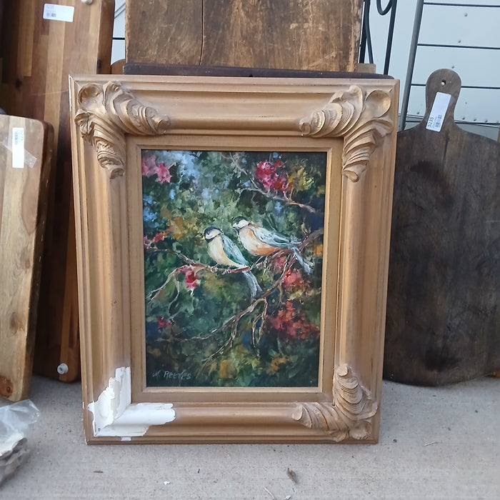 GICLEE OF BIRD IN AS FOUND FRAME