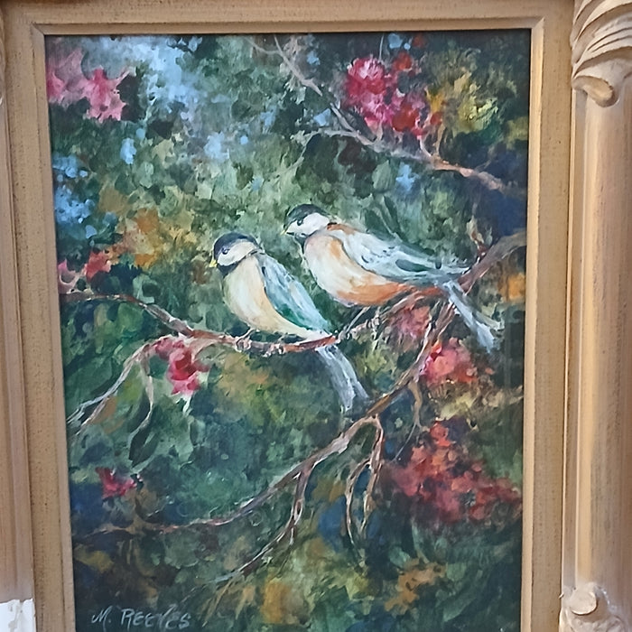 GICLEE OF BIRD IN AS FOUND FRAME