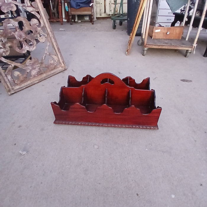 LARGE MAHOGANY GEORGIAN STYLE DECANTER TRAY