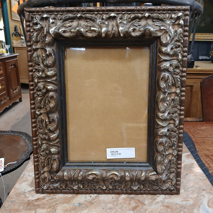 ORNATE WITH SILVER AND BRONZE FINISH FRAME