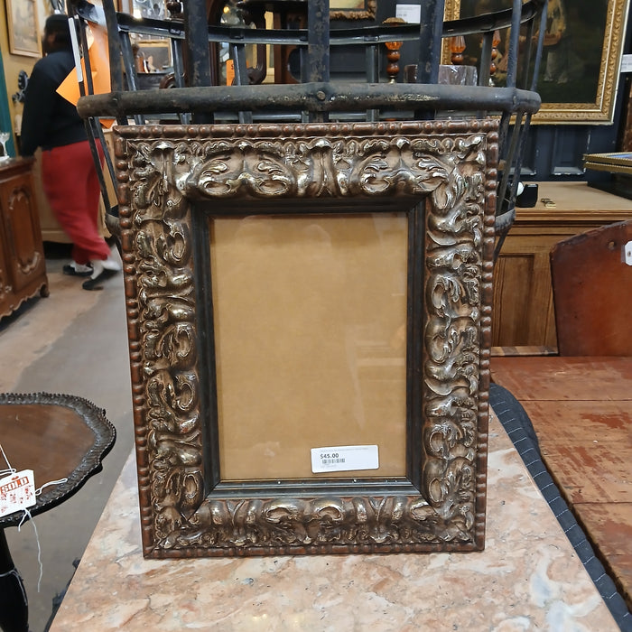 ORNATE WITH SILVER AND BRONZE FINISH FRAME