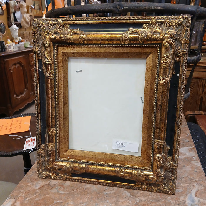 ORNATE WITH GOLD AND BLACK  FINISH FRAME