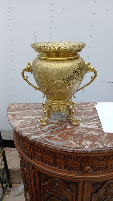 FANCY BRASS JARDENIERE