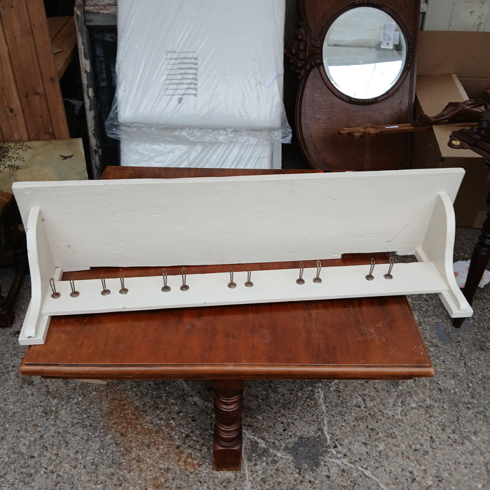 BEIGE PAINTED WALL SHELF