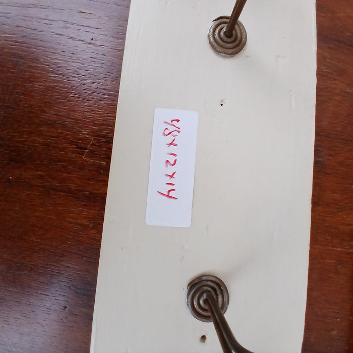 BEIGE PAINTED WALL SHELF