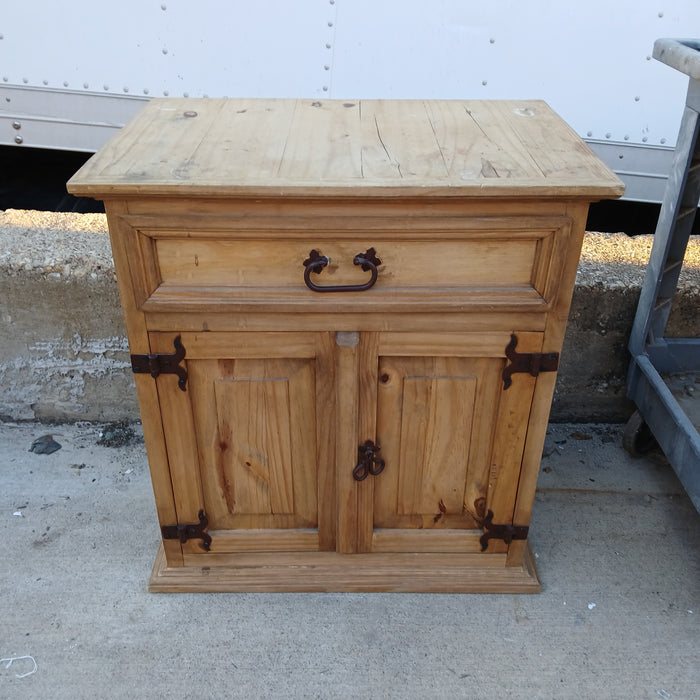 RUSTIC PINE SIDE CABINET
