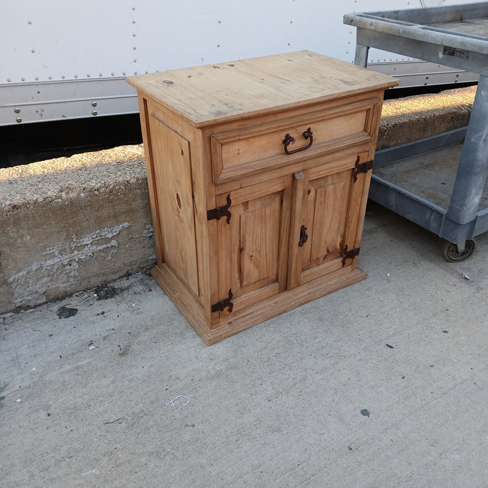 RUSTIC PINE SIDE CABINET