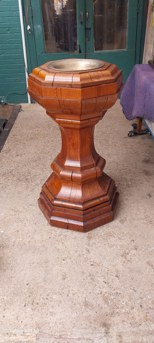 PINE 1880"S BAPTISMAL FONT