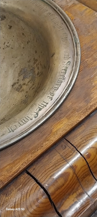 PINE 1880"S BAPTISMAL FONT